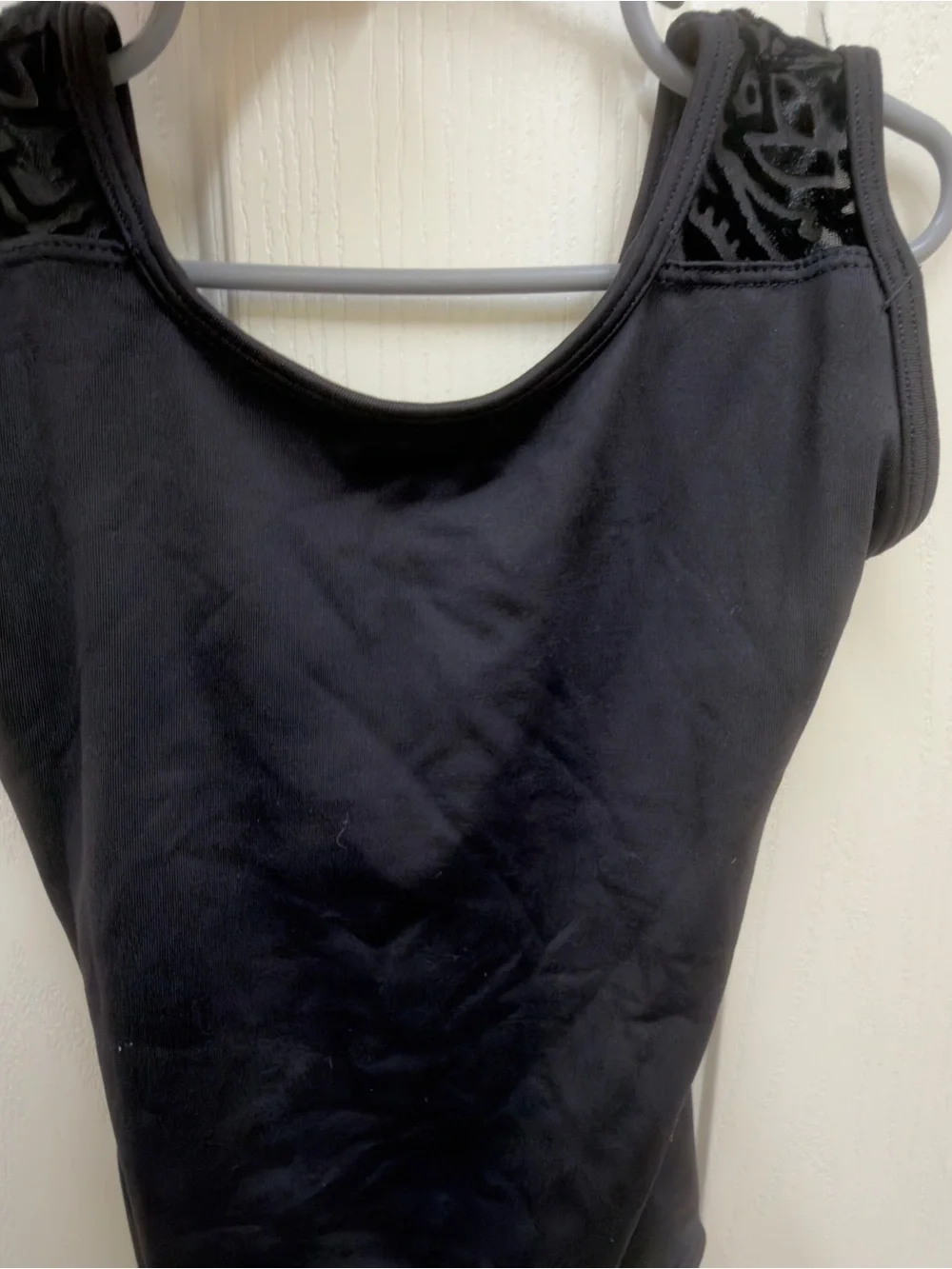 Eurotard Classic Black Dance Leotard with back detail size 6x/7